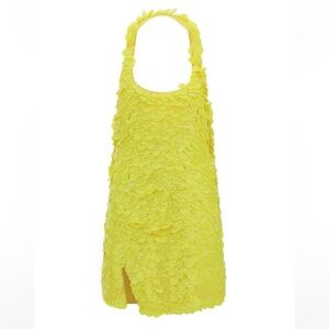 The Attico Yellow Mini Dress